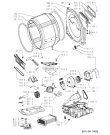 Схема №2 AWZ 867 с изображением Упор Whirlpool 481241728061