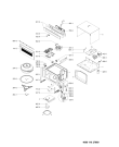 Схема №1 AMW 734/IX с изображением Запчасть для микроволновки Whirlpool 481010789845