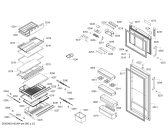 Схема №3 KDN59AI32B Bosch с изображением Дверь для холодильника Bosch 00715440