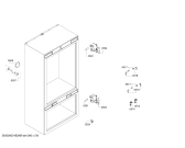 Схема №3 T30BB810SS с изображением Крепеж для холодильника Bosch 00776215