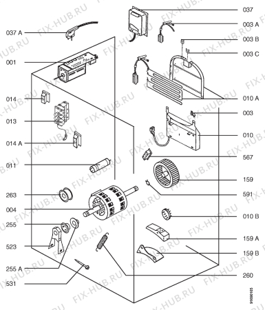 Схема №1 LTHT309 с изображением Запчасть Aeg 8991120990397