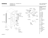 Схема №1 KS29V622 с изображением Панель управления для холодильной камеры Siemens 00365063