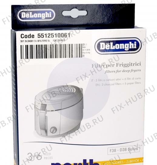 Большое фото - Всякое для электротостера DELONGHI 5512510061 в гипермаркете Fix-Hub