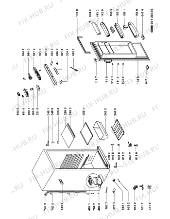 Схема №1 ARC1730 (F091972) с изображением Руководство для холодильника Indesit C00359176