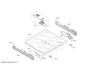 Схема №2 B96C43N0MK с изображением Панель управления для плиты (духовки) Bosch 00706541