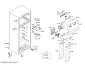 Схема №2 KD40NX71FF с изображением Дверь морозильной камеры для холодильной камеры Siemens 00246225