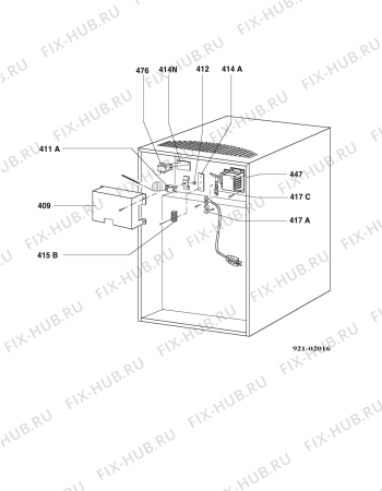 Взрыв-схема холодильника Dometic RH300LDE - Схема узла Armature/fitting