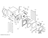 Схема №3 WTL650H с изображением Ручка для сушилки Bosch 00496142
