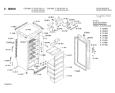 Схема №1 0705254534 GSA2686 с изображением Панель для холодильника Bosch 00116795