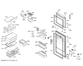 Схема №1 KD49NP03NE с изображением Дверь морозильной камеры для холодильной камеры Siemens 00682678