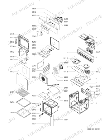 Схема №1 AKZ 168/01 MR с изображением Пластина для духового шкафа Whirlpool 481245248483