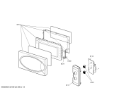 Схема №1 4WG319BP с изображением Крышка для свч печи Bosch 00606580