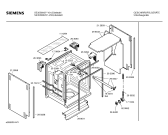 Схема №2 SE35590 с изображением Передняя панель для посудомойки Siemens 00358057