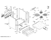 Схема №2 CH824350V с изображением Стеклокерамика для плиты (духовки) Bosch 00685624