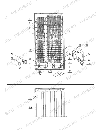 Взрыв-схема холодильника Electrolux ER4670S - Схема узла Refrigerator cooling system