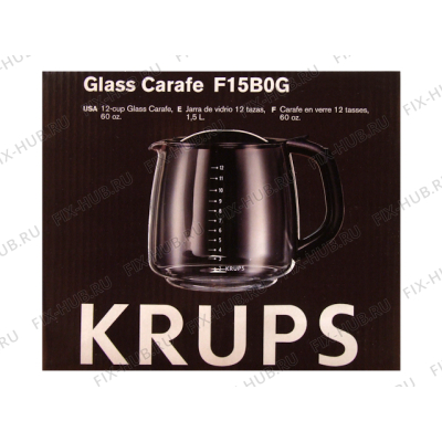 Емкость для кофеварки (кофемашины) Krups F15B0G в гипермаркете Fix-Hub