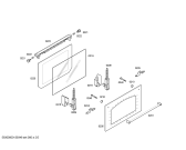 Схема №2 HBN230N60 с изображением Передняя часть корпуса для электропечи Bosch 00674607