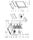 Схема №1 AFB 403/H с изображением Обшивка для холодильной камеры Whirlpool 481246048899