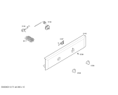 Схема №1 HBN40S350E Horno bosch indep.multif.inox s/reloj с изображением Передняя часть корпуса для электропечи Bosch 00441077