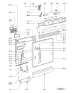 Схема №1 GSIK 6453 WS с изображением Панель для посудомоечной машины Whirlpool 481245371562