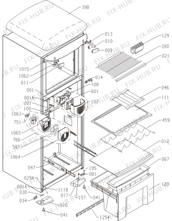 Схема №2 RF62308OBB-L (226635, HZZS3067BF) с изображением Дверца для холодильника Gorenje 196565