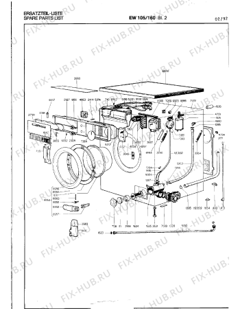 Схема №4 EW105160 с изображением Панель для стиральной машины Bosch 00293344