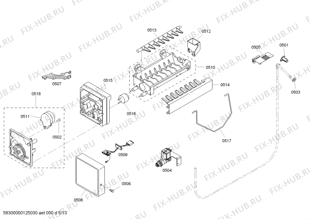Схема №6 KBUDT4275E с изображением Регулировочная плата для посудомоечной машины Bosch 00644016