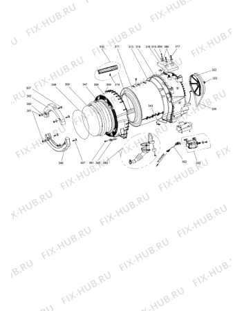 Схема №3 AWG1212PRO (F095524) с изображением Запчасть для стиралки Indesit C00379972