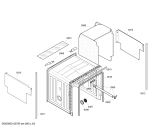 Схема №3 SL55E555EU с изображением Передняя панель для посудомойки Siemens 00665303