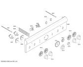 Схема №3 PRD304EHU Thermador с изображением Панель для плиты (духовки) Bosch 00476084