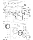 Схема №1 AWO/D 43425 с изображением Модуль (плата) для стиралки Whirlpool 480111100147