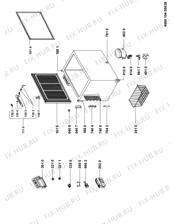 Схема №1 CH 167 с изображением Панель управления для холодильника Whirlpool 481010389870
