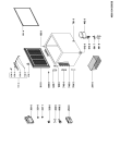 Схема №1 CH 167 с изображением Панель управления для холодильника Whirlpool 481010389870