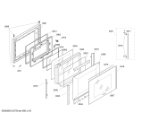 Схема №3 EB291131 с изображением Цокольная панель для плиты (духовки) Bosch 00142069