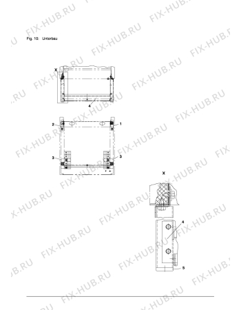 Взрыв-схема холодильника Carrier PRESENTER06XX - Схема узла Bottom and functional parts