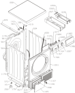 Схема №3 D844BJ (483472, SP10/220) с изображением Обшивка для стиральной машины Gorenje 483531