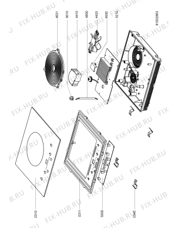 Схема №1 HBF110W (F091779) с изображением Другое для духового шкафа Indesit C00321812