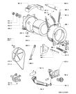 Схема №1 AWP 1200 с изображением Ручка (крючок) люка для стиралки Whirlpool 481249878501