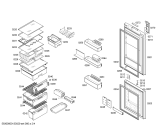 Схема №3 KGH36S50GB с изображением Декоративная панель для холодильника Bosch 00670437
