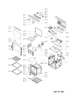 Схема №1 AKZM 764/WH с изображением Обшивка для духового шкафа Whirlpool 481061317821