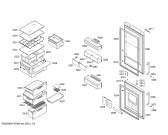 Схема №1 KG39NA76 Smart с изображением Дверь для холодильника Siemens 00248507