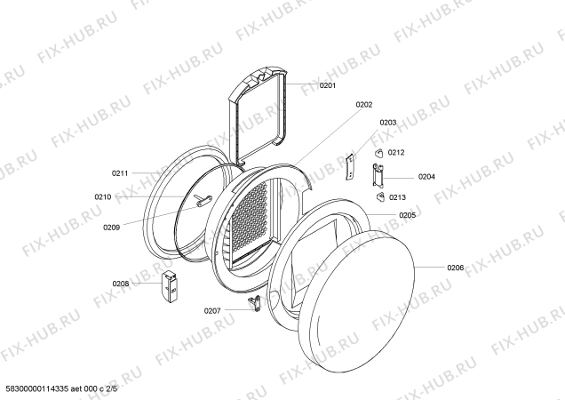 Схема №3 3SE946CE с изображением Крышка кнопки для электросушки Bosch 00427765