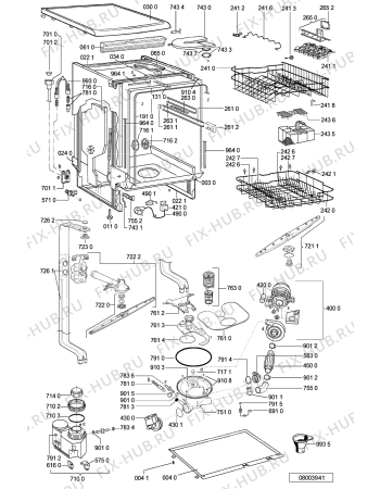 Схема №2 ADP 6730 AL с изображением Обшивка для посудомоечной машины Whirlpool 481245372603