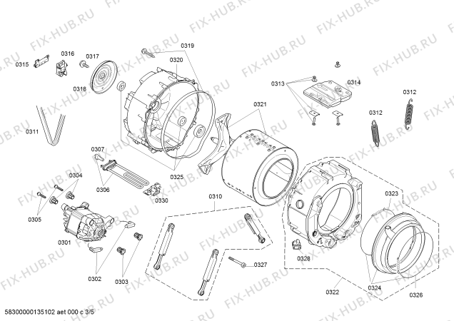 Схема №4 WM14S44P edition с изображением Панель управления для стиралки Siemens 00679035