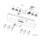 Схема №1 EKI54503OX с изображением Кнопка для духового шкафа Aeg 3425880022