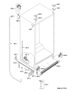 Схема №3 900 962 44 с изображением Часть корпуса для холодильной камеры Whirlpool 481245228904