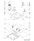 Схема №1 TGW 5360 IN с изображением Труба для плиты (духовки) Whirlpool 481253049128