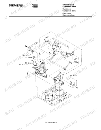 Схема №6 FA1084 с изображением Инструкция по эксплуатации для видеоэлектроники Siemens 00530480