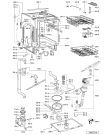 Схема №1 ADG 8516/1 IX с изображением Обшивка для посудомоечной машины Whirlpool 480140100699