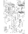 Схема №2 GSFH 3988 WS с изображением Табло для посудомоечной машины Whirlpool 481227658142